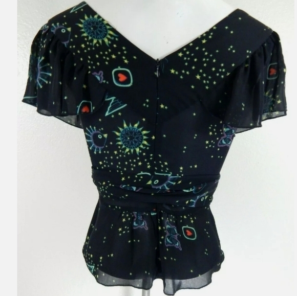 Unite La Redoute Celestial Wrap Blouse - Picture 3 of 3